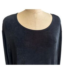 Vikki Vi‎ 4X Plus Size Slinky Tunic Top EUC